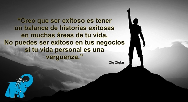 Una Enseñanza de Zig Ziglar en la Frase del Día del Elefante Azul de Avilés